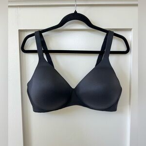 Soma Embraceable Wireless Full Coverage Smooth Contour T-Shirt Bra Black Sz 38D